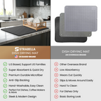 Dish Drying Mat – Absorbent, Non-Slip Kitchen Mat | Strabella