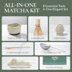 Whisk Set – Bamboo Whisk & Ceramic Bowl | Strabella