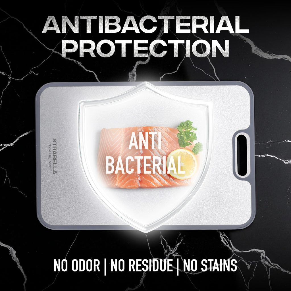 %100 Titanium Cutting Board – Antibacterial, Scratch Resistant | Strabella