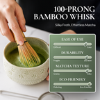 Whisk Set – Bamboo Whisk & Ceramic Bowl | Strabella